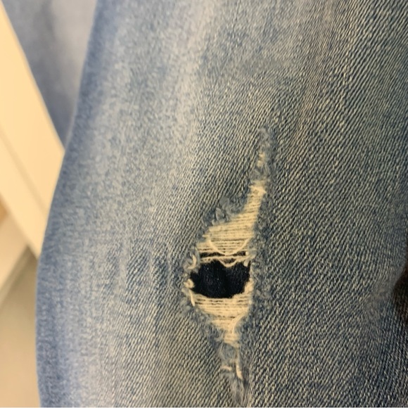 Girl’s Stretch Super Skinny Distressed Jeans - Picture 4 of 12